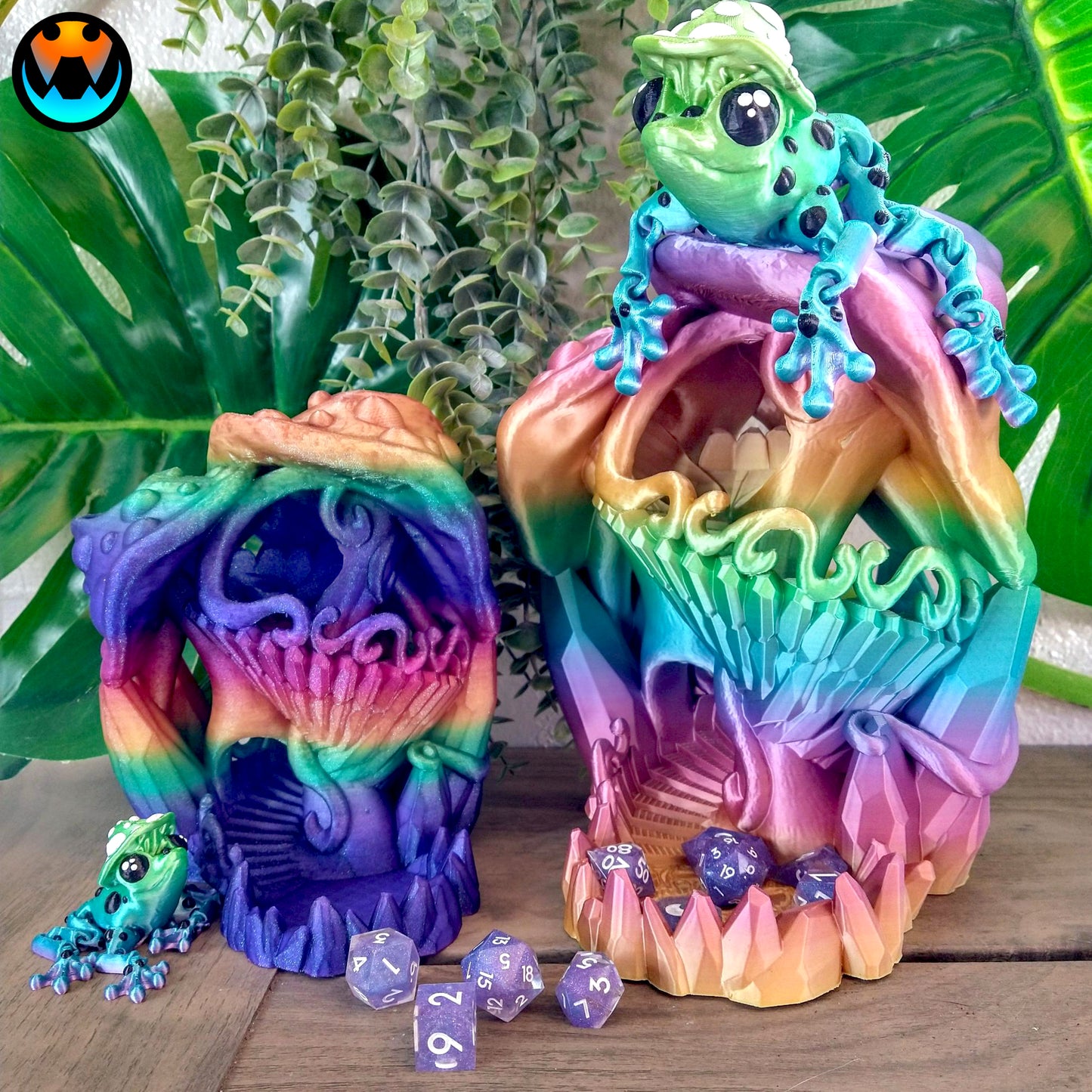 Crystal Mushroom Dice Tower