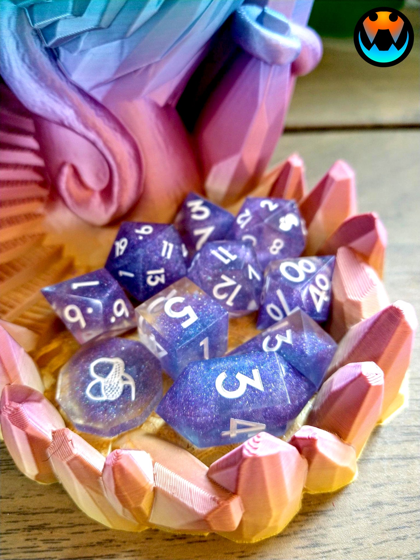 Crystal Mushroom Dice Tower