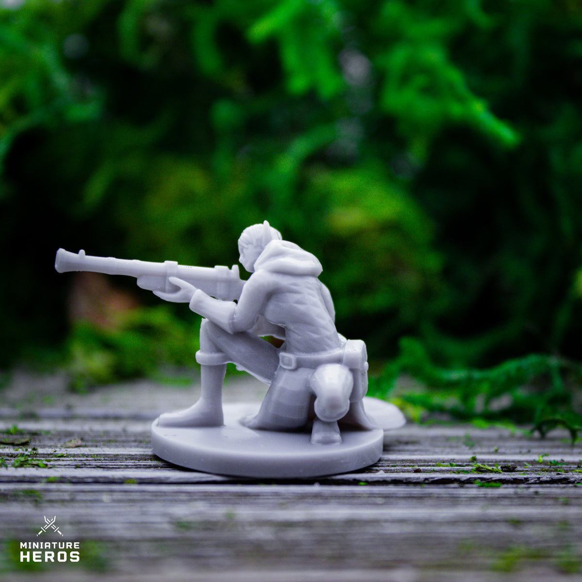 Gunslinger Sniper Miniature High Quality Tabletop RPG 3D 