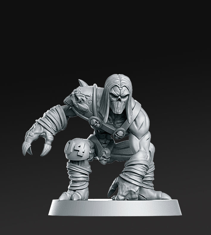 Eternal Ghoul 4 - Eternals Team Collection - 3D Resin Print - D&D Pathfinder NPC Miniature