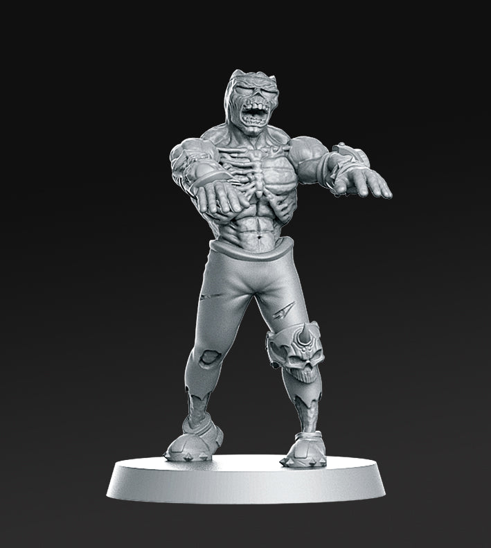 Eternal Zombie 7 - Eternals Team Collection - 3D Resin Print - D&D Pathfinder NPC Miniature