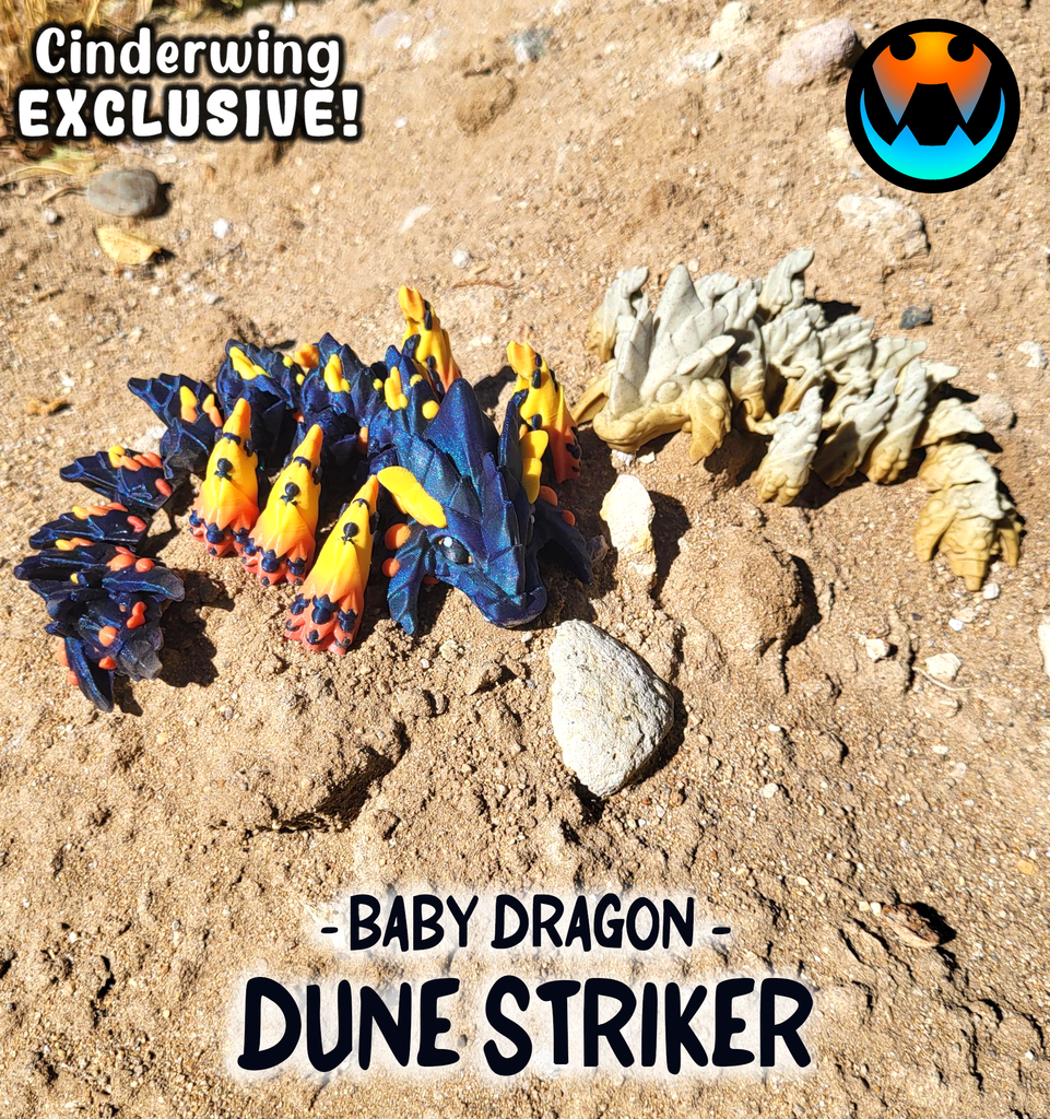 Baby Dune Striker Dragon - FDM Filament Articulated Flexi