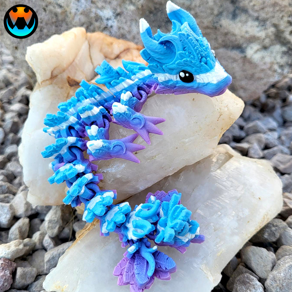 Baby Lunar Dragon - FDM Filament Articulated Flexi