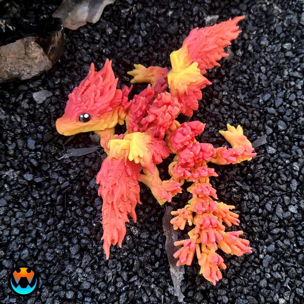 Baby Phoenix Dragon - FDM Filament Articulated Flexi