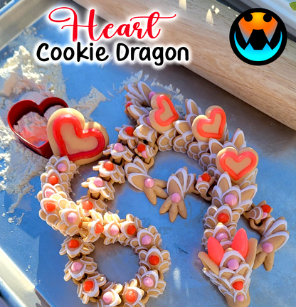 Sugar Cookie Heart Dragon Adult