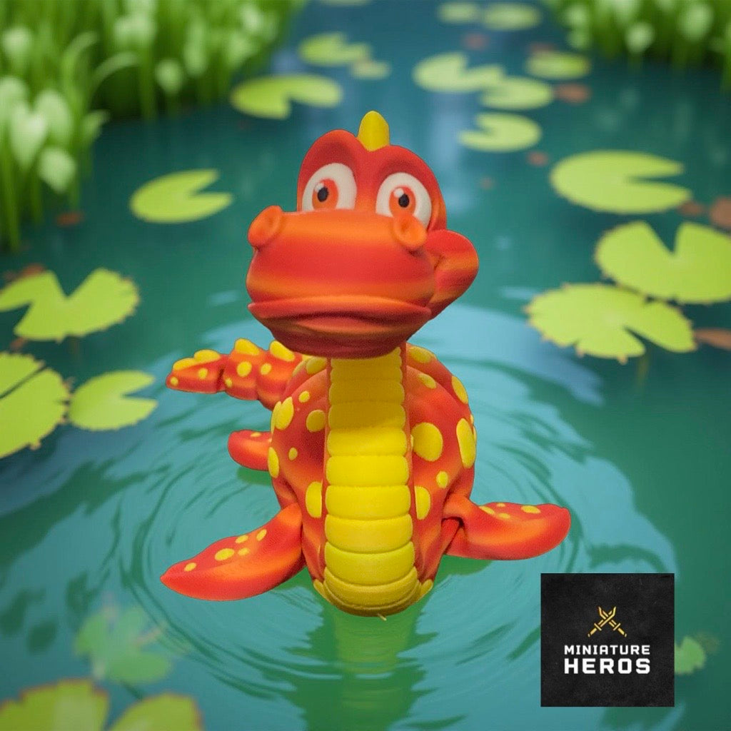 Loch Ness monster Dragon - PLA Filament Print