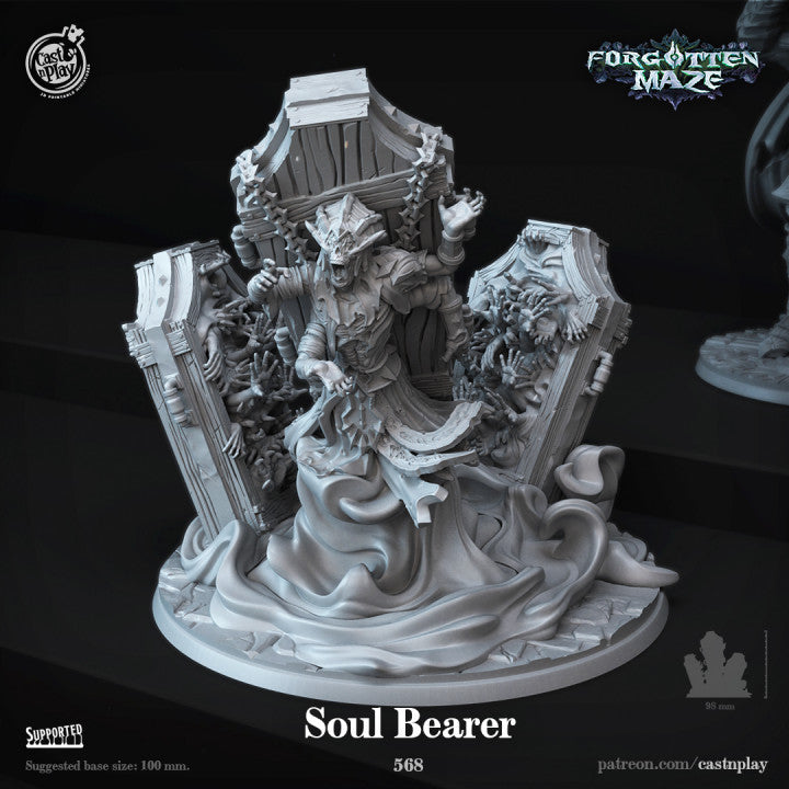 Soul Bearer - Forgotten Maze Collection - 3D Resin Print - D&D Pathfinder NPC Miniature