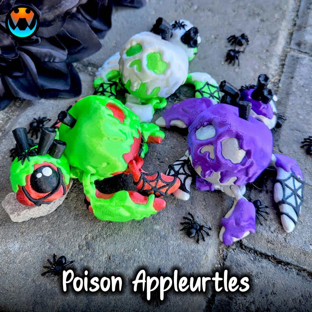 Poison Appleurtle - 3D Articulated Fidget Toy