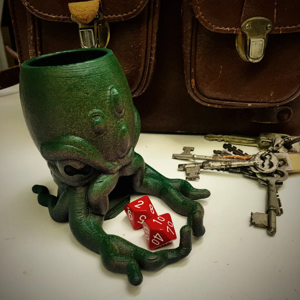 Cthulhu Dice Tower - 3D Resin Print - D&D Pathfinder NPC Miniature