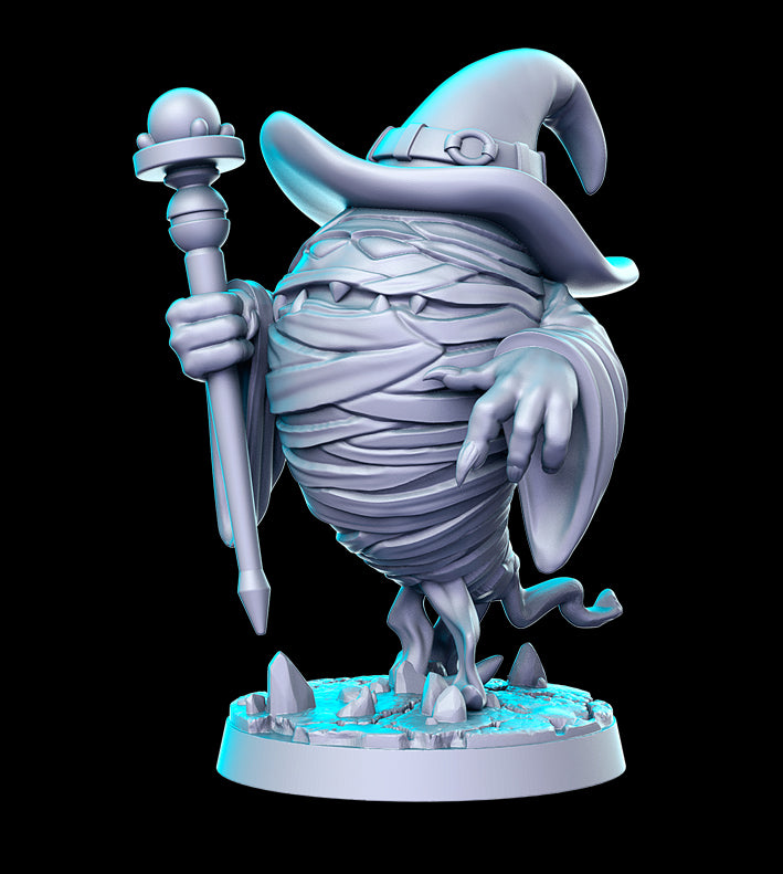 Dojinkiu Monster Mummy Ghost Wizard - 3D Resin Print - D&D Pathfinder NPC Miniature