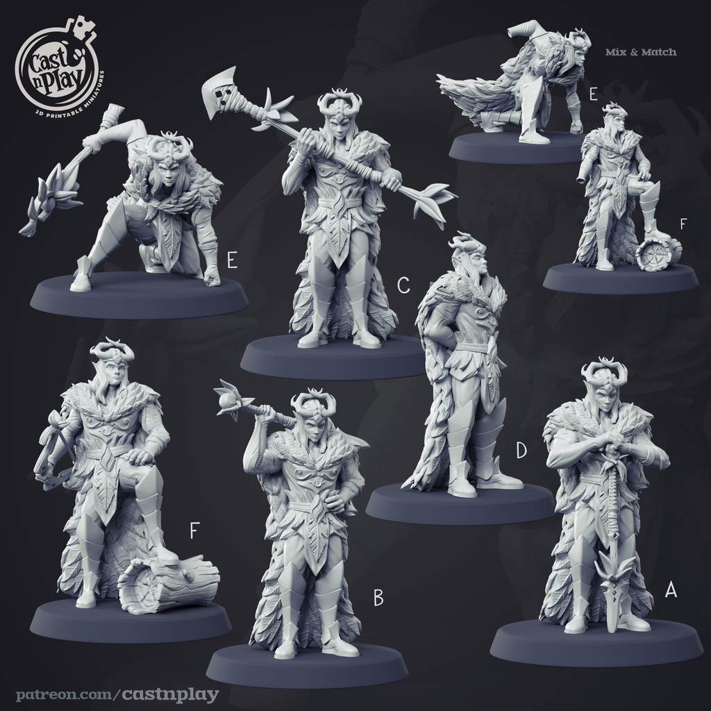 Fairy King - Forest Creatures Collection - 3D Resin Print - D&D Pathfinder NPC Miniature