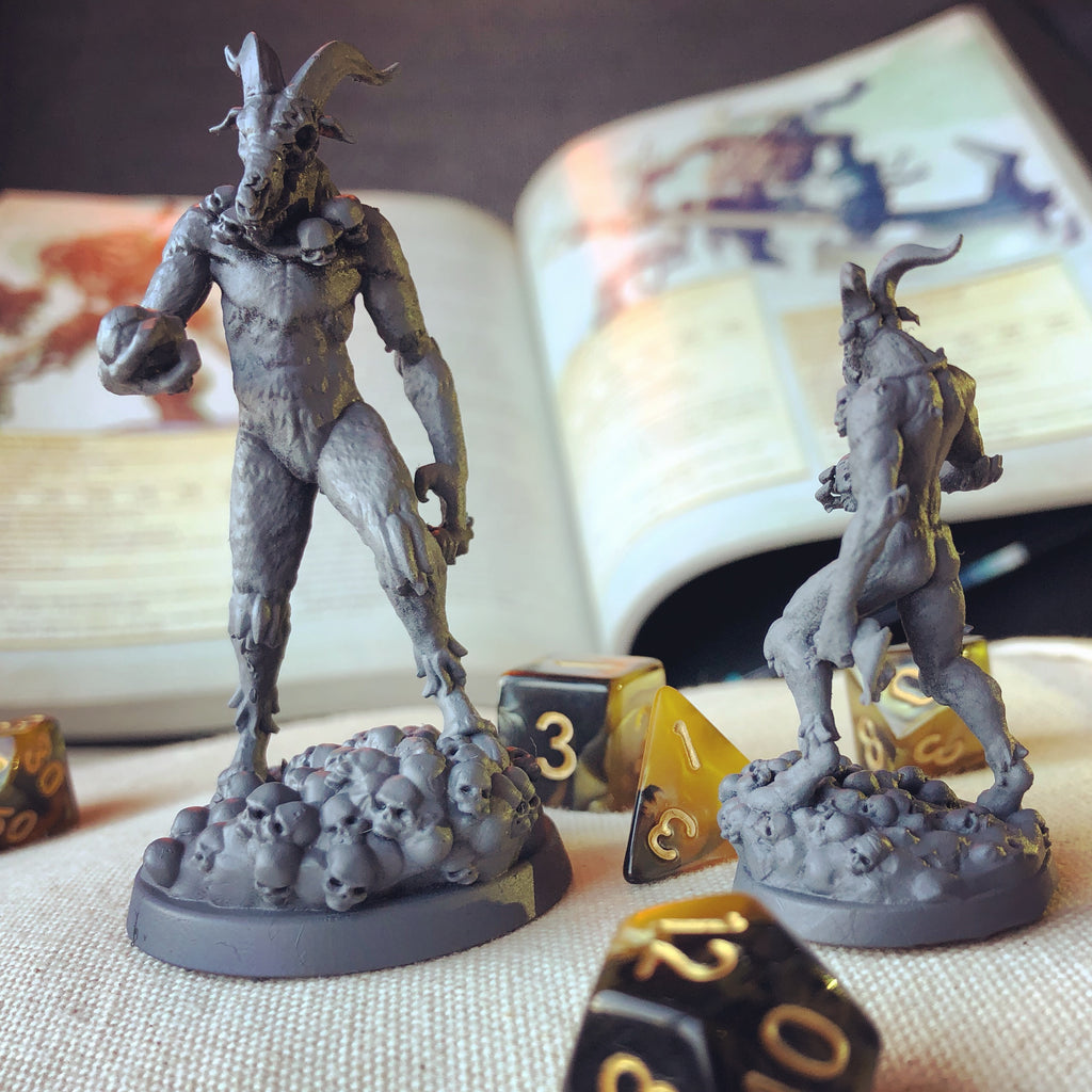 Goatman - 3D Resin Print - D&D Pathfinder NPC Miniature