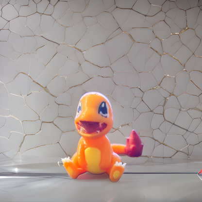 Poke Pals - Charmander Evolution - FDM Filament Print