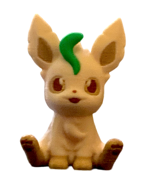 Poke Pals - Leafeon Evolution - FDM Filament Print
