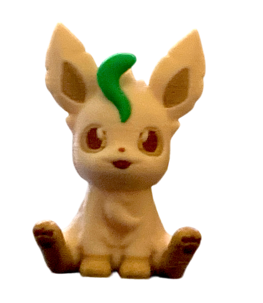 Poke Pals - Leafeon Evolution - FDM Filament Print