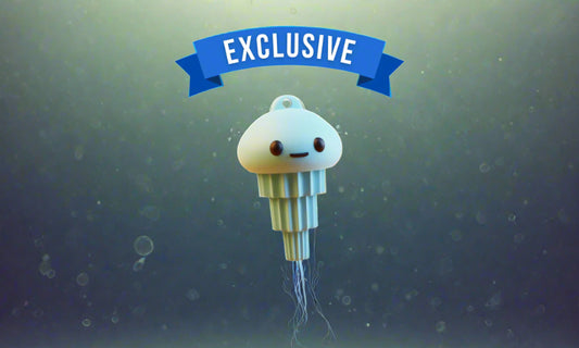Jellyfish Keychain Charm