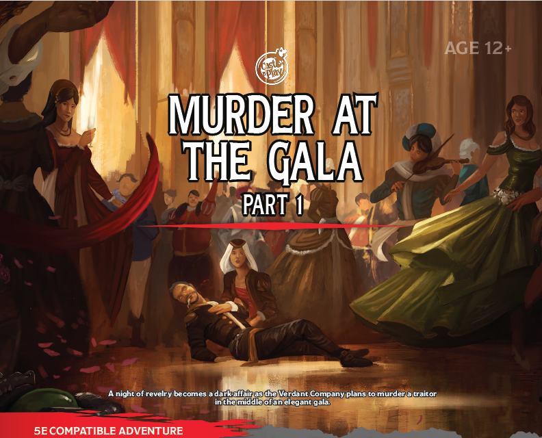 Murder At The Gala Part 1- Oneshot Module For 5E Dungeons and Dragons, DnD, TTRPGs