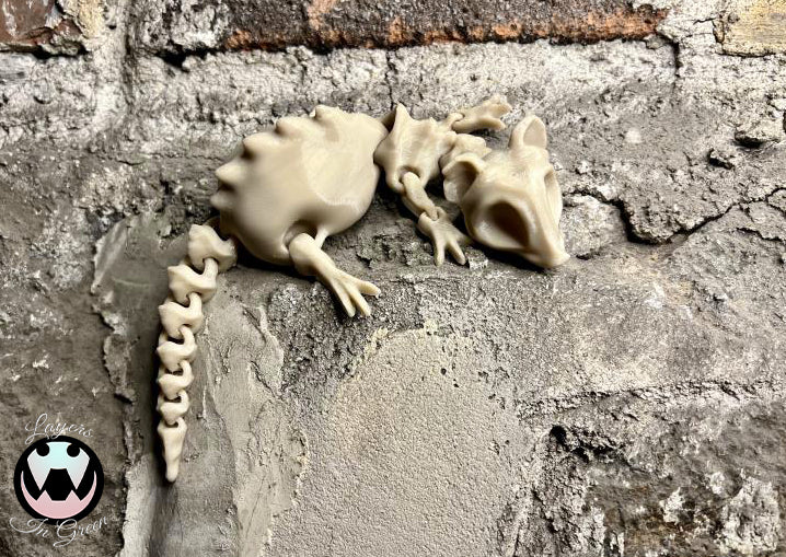 Skeleton Bone Rat - FDM Filament Articulated Flexi