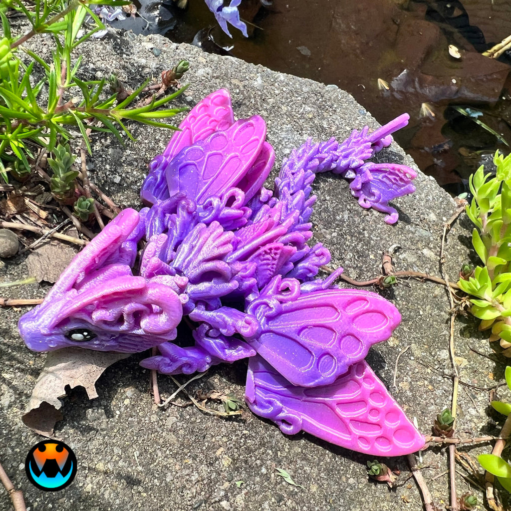 Flitterwing the Baby Butterfly Dragon - FDM Filament Print