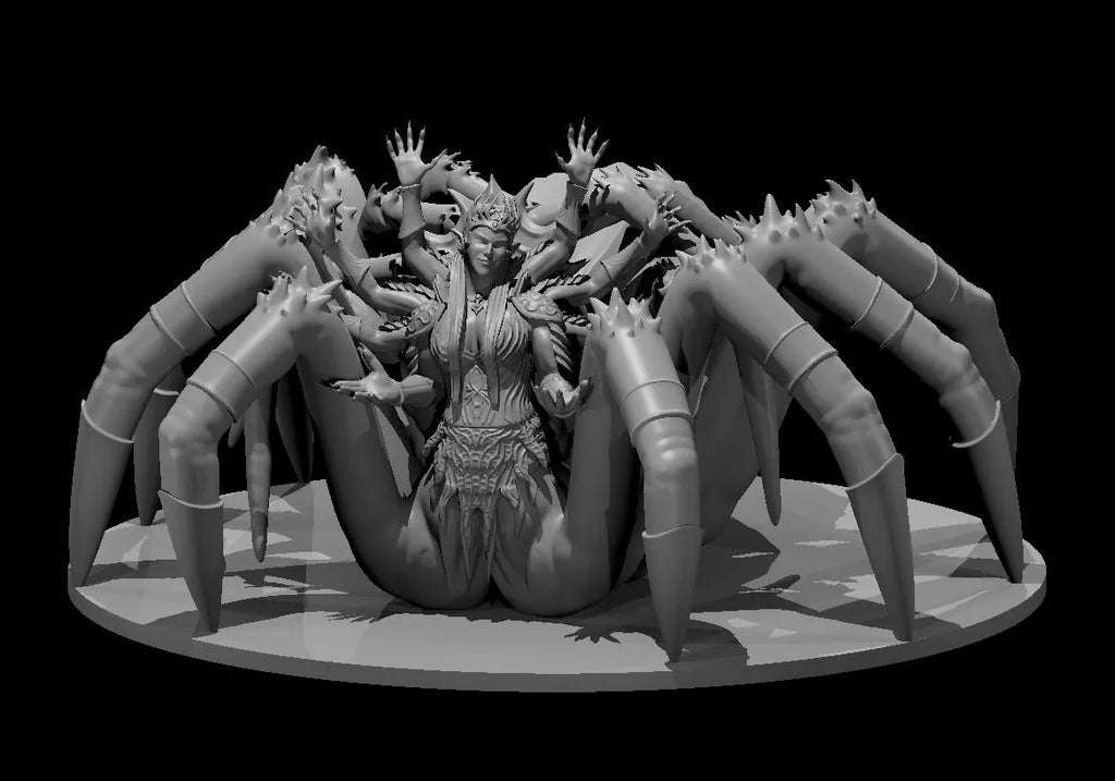 Monster Drider Goddess - 3D Resin Print - D&D Pathfinder NPC Miniature