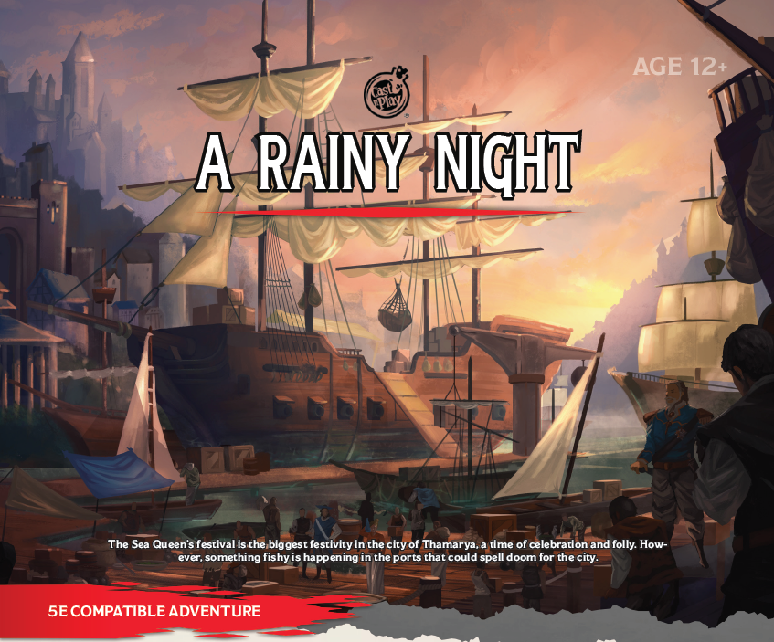 A Rainy Night - Oneshot Module For 5E Dungeons and Dragons, DnD, TTRPGs