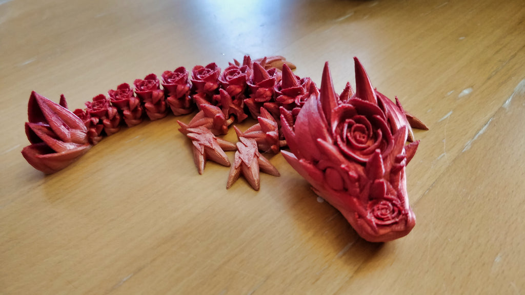 Baby Rose Dragon - FDM Filament Print