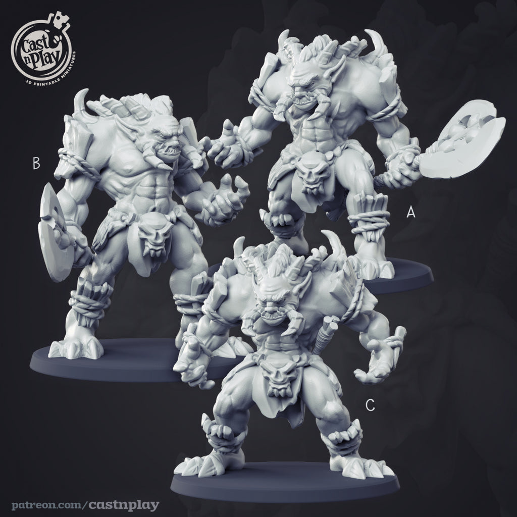 Chaos Troll - 3D Resin Print - D&D Pathfinder NPC Miniature