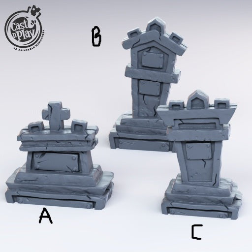 Gravestone Props