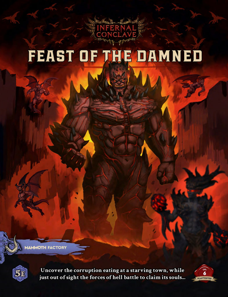 Feast of the Damned - Infernal Conclave (5e Adventure) - One Shot Module For Dungeons and Dragons