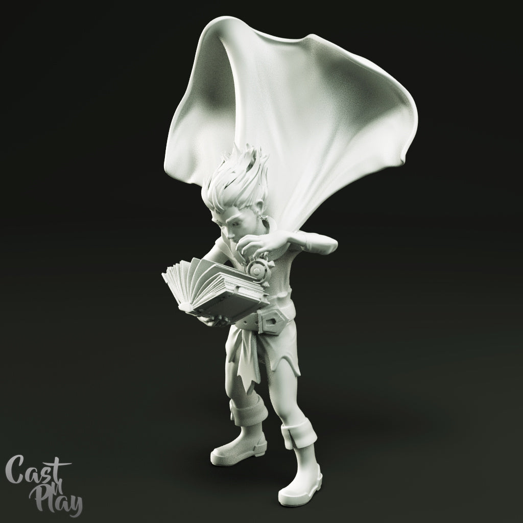 Human Kid Wizard - 3D Resin Print - D&D Pathfinder NPC Miniature