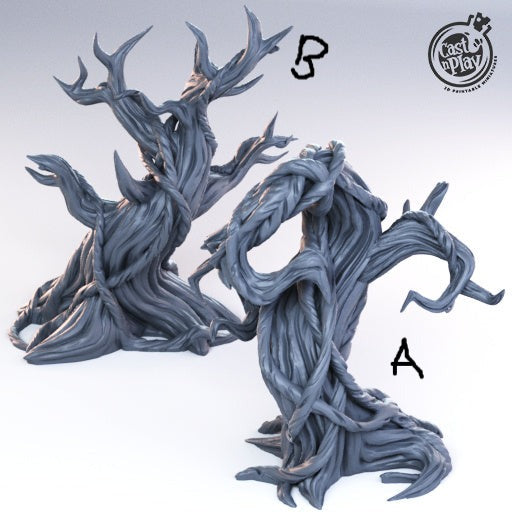 Dead Tree Props - 3D Resin Print - D&D Pathfinder NPC Miniature