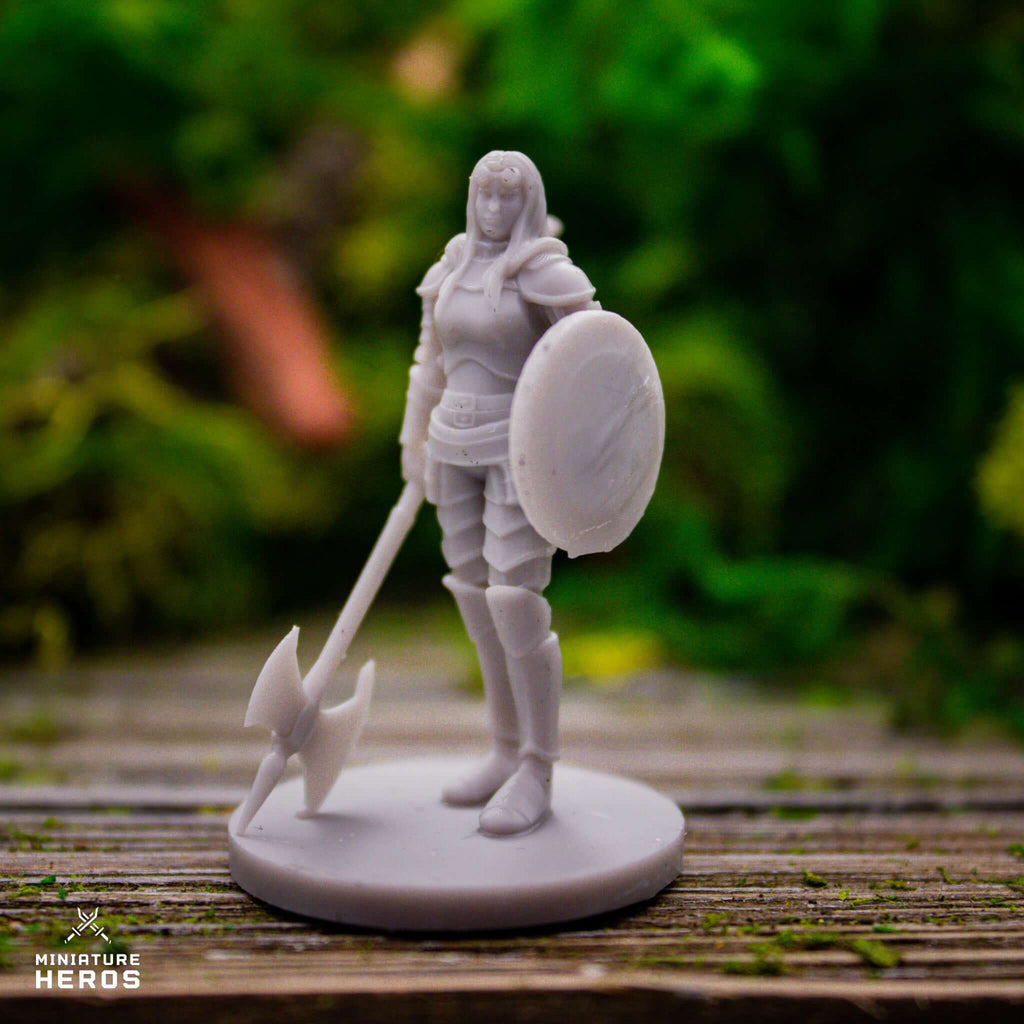 Artificer Fighter Human Female - 3D Resin Print - D&D Pathfinder NPC Miniature