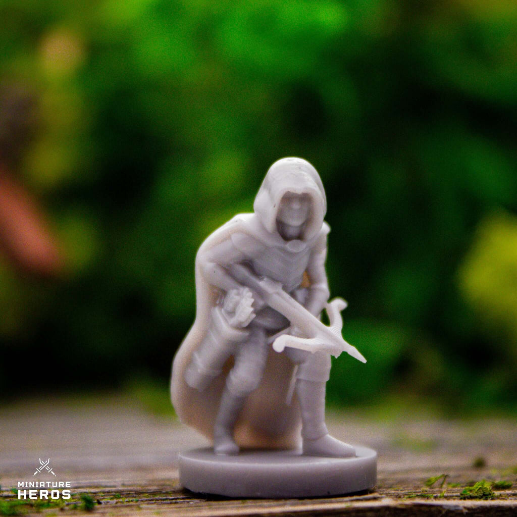 Artificer Halfling Crossbow Ranger Male - 3D Resin Print - D&D Pathfinder NPC Miniature