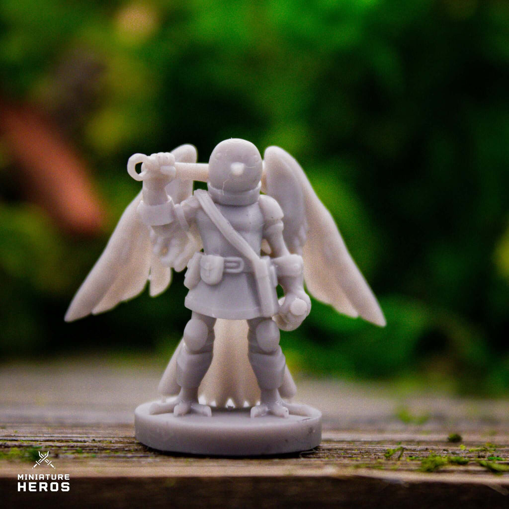 Artificer Aarakocra Unpainted Front View